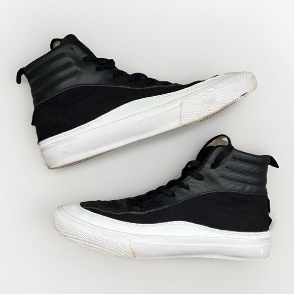 Alexander McQueen Sneakers EU 40 Swallow Vulc High Top Leather MCQ Womens 10 - Picture 1 of 9